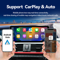 Qualcomm Android Wireless Carplay Auto pour BMW Série 3/4 F30 F31 F32 F33 F34 F36 Lecteur vidéo de voiture GPS Navigation Multimédia