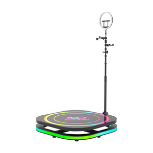 360 Degree Panoramic Camera Stage With Auto Rotation Remote Control For Photo Booth Indoor Outdoor Use Aluminum Alloy Material - Product Image 5