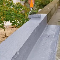 Revêtement imperméable en polyuréthane, peinture imperméabilisante à base d'eau PU pour extérieur, entrepôt, salle de bain, résistant aux UV, garantie à vie