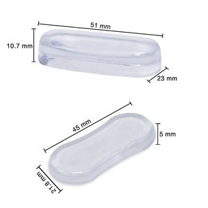 5 pièces/ensemble tampons de siège de toilette pare-chocs de remplacement de siège, pare-chocs de siège bouchons universels, <span class=keywords><strong>Kit</strong></span> de pare-chocs de siège de toilette - Product Image 5