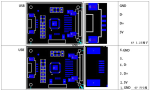 โมดูลสแกนลายนิ้วมือเซมิคอนดักเตอร์แบบ <span class=keywords><strong>capacitive</strong></span> เซ็นเซอร์ลายนิ้วมือสำหรับลายนิ้วมือสมาร์ทล็อคซ็อกเก็ตกลมและแนวนอน - Product Image 5