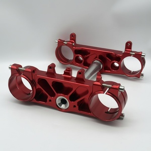 Abrazaderas Triples de Aleación de Aluminio Billet CNC de Alta Calidad Personalizadas para Motocicleta, Motocross, Carreras, Modificación/Actualización para CRF 250R - Product Image 2