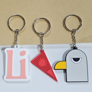 Llavero de PVC de diseño OEM, fabricado con logotipo personalizado, llavero de anime suave, llavero de goma de PVC bonito - Product Image 5