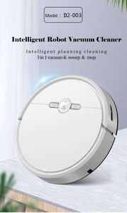 Robot aspirateur intelligent 3-en-1 : balayage, lavage automatique, batterie Li-ion, design écologique, nettoyage des bords, garage - Product Image 3