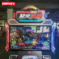 Machine de jeu de tir d'arcade à monnayeur pour deux joueurs avec pistolets optiques, pour centre de divertissement familial et aire de jeux intérieure