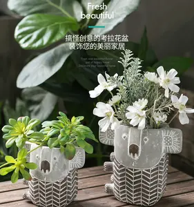 Vaso de planta de leão, plantador de suculentas barato com novo design de alta qualidade