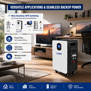 Batterie Lifepo4 <span class=keywords><strong>24V</strong></span> 100Ah 2,56 kWh avec onduleur 3kW 500V MPPT pour maison et cabane hors réseau - Product Image 4