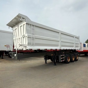 Nhiệm Vụ Nặng Nề 3 1/4 Trục 50 60 80 Tấn Hình Dạng U Thép <span class=keywords><strong>Trailer</strong></span> Bán Nguận Cuối Phía Sau Bán Phá Bốc Xe Tải Rơ Moóc - Product Image 6