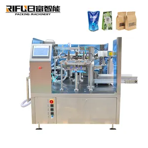 Given style premade bag rotary pick fill seal cream packing machine