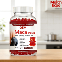 Bonbons Gommeux Extrêmes à la Racine de Maca pour l'Amélioration des Hanches et des Fesses, Éclaircissement de la Peau, Complément de Beauté Naturel pour Adultes