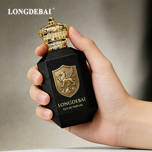 Low MOQ Custom logo Crimp Transparency Empty Irregular 30ml 50ml 100ml Sprayer Glass Perfume <b>Bottles</b> with Golden <b>Plastic</b> Lid - Product Image 3