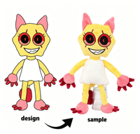 Jouets en peluche personnalisés mignons de personnages de jeux, animaux en peluche, poupées, cadeaux pour fans, objets de collection, OEM 10cm
