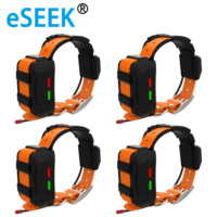 Collier de suivi GPS pour chien, corps et sangle entièrement en silicone, avec récepteur portable pour terrains humides en montagne