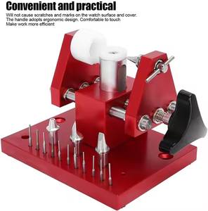 ساعة يد احترافية من الفولاذ المقاوم للصدأ غطاء خلفي أداة فتح حزام تفكيك منظم تعديل طاولة Se ساعة جهاز تفكيك - Product Image 4