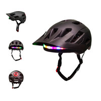 Vente en gros de casques de vélo pour adultes certifiés CE Casque VTT avec lampe Casque de vélo de vélo de sécurité professionnelle rechargeable à LED