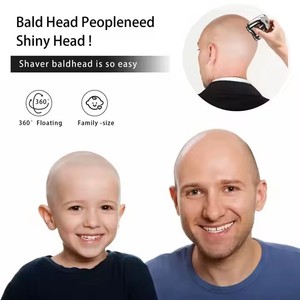 Recortadora de Cabello Recargable para Cabeza Calva, Afeitadora Eléctrica Impermeable, Mini Afeitadora Rotatoria Magnética para Hombres - Product Image 3