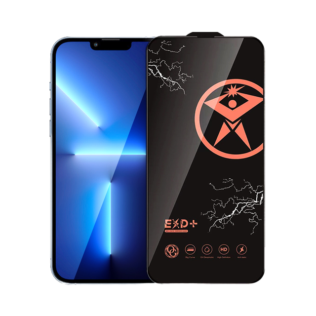 ESD Anti-static Dust Proof 2.5D Tempered Glass Screen Protector for 16 17 18Pro Fold Anti-Shock Cell Phone Protector De Pantalla