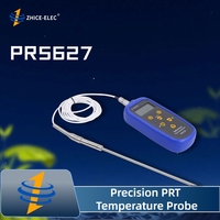 Sonda de Temperatura Industrial de Alta Precisión Pt100 PRT, Sensor de Termómetro de Resistencia de Platino de 4 Cables para Medición de Referencia