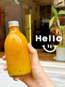 <span class=keywords><strong>Precio</strong></span> de fábrica 350 ml 500 ml Botellas de jugo de leche de vidrio Botellas de vidrio reutilizables con tapa de metal - Product Image 4