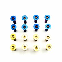 Vis à tête fraisée en alliage de titane, tête plate, Torx interne ISO14581 TC4, vis de fixation pour assemblage de bol, M6*25