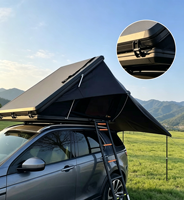 Tente de toit rigide pour voiture, type coquille, 4 personnes, imperméable, avec auvent en toile, pour véhicules tout-terrain, vente en gros