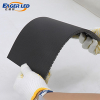 Eagerled nuovo design mini video pannello led morbido led modulo morbido cubo led segno led cubo pubblicitario digitale