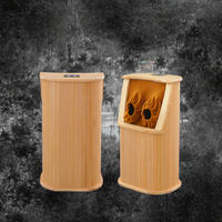 Sauna infrarouge électrique moderne pour les pieds en bois avec panneau de commande informatique pour la santé