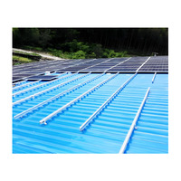 Panneau solaire direct d'usine montage de toiture en étain métallique composants solaires PV liés support structure de module solaire