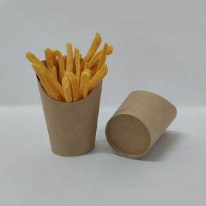 Thương hiệu lớn Nhà hàng thức ăn nhanh sử dụng giấy kraft khoai tây chiên Cốc dùng một lần duy nhất 12oz giấy chip cốc - Product Image 3
