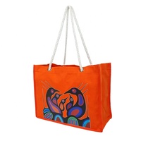 Vente en gros de sac cabas en toile de coton blanc uni imprimé de logo personnalisé sacs à provisions réutilisables avec motif de lettres