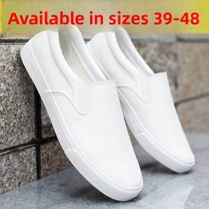 Zapatillas planas transpirables de verano para hombre, zapatos deportivos informales blancos, Dropshipping transfronterizo, tendencia de moda de gran tamaño para - Product Image 6
