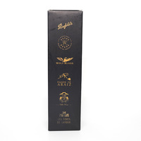 Emballages pliables plats personnalisés en carton recyclable pour spiritueux, whisky, vin, papier enduit, revêtement UV, gaufrage, design personnalisé