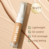 Échantillon gratuit Correcteur liquide léger personnalisé HD Pro Contrôle de l'huile Fond de teint longue durée Maquillage Crème anti-cernes à couvrance complète