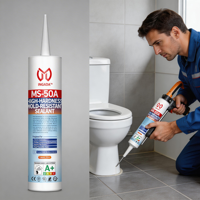 Scellant anti-fongique MS Polymer Premium MS 500A, dureté élevée Shore A, résistant aux chocs, mastic pour joints pour cuisine commerciale