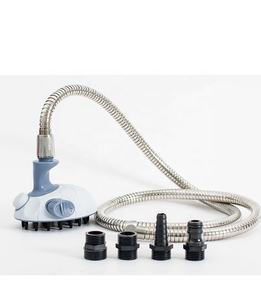 Cepillo de ducha con pasador de goma suave, dispensador de champú para mascotas de pelo largo y corto, masaje de ducha para perros y gatos - Product Image 5