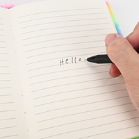 Carnet en fausse fourrure Sherpa avec broderie arc-en-ciel et pompon décoratif, design mignon de dessin animé, journal intime pour l'écriture quotidienne