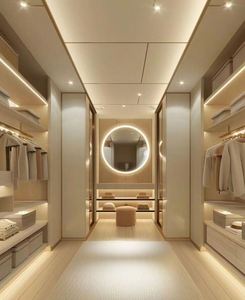 Armario de dormitorio de diseño moderno de madera contrachapada de buena calidad - Product Image 4