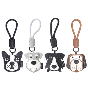 12 ans d'usine personnalisé créatif mignon Animal lettre mot PU cuir porte-clés - Product Image 1