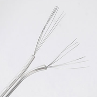 Kabel Listrik Transparan 18AWG 20AWG 22AWG 24AWG 26AWG 28AWG PVC Transparan 2 Inti untuk Lampu Gantung Kaca