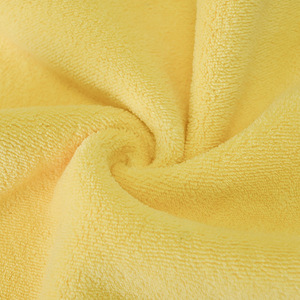 Serviette de lavage de voiture en microfibre 40x60cm, absorbante, double face, pour le nettoyage de la voiture, jaune - Product Image 4