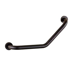 Barre d'appui en acier inoxydable mat en forme de V, barres de sécurité pour la salle de bain, barres d'appui murales antidérapantes à 135 degrés pour toilettes - Product Image 2