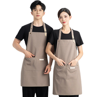 Tablier sans poches et logo personnalisé toile ceinture anneau cadre Machine tablier croisé enfants en gros Sublimation lin Esd homme tablier
