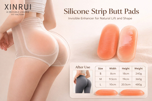 XINRUI Body sculptant sexy pour femme en silicone, rehausseur de fesses, écologique, séchage rapide, avec coussinet de fesses rembourré - Product Image 3