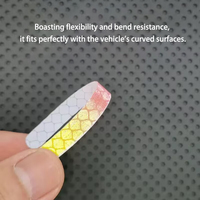 Pegatinas decorativas reflectantes e iluminadas para vehículos eléctricos, motocicleta, bicicleta, cubos de rueda de coche, pegatinas de advertencia nocturna