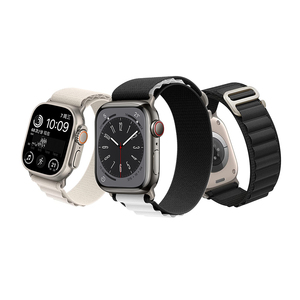 Bracelets de montre connectée pour hommes, bracelet de montre en nylon élastique <span class=keywords><strong>Alpine</strong></span> Loop pour <span class=keywords><strong>Apple</strong></span> <span class=keywords><strong>Watch</strong></span>, bracelet de sport - Product Image 1