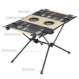 Wholesale Ultralight Aluminum Alloy Outdoor <b>Table</b> for Beach <b>Camping</b> Compact <b>Small</b> <b>Folding</b> Hiking Backpacking <b>Table</b> - Product Image 6