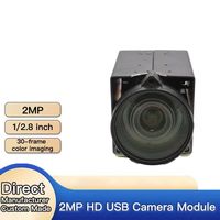 Module de caméra USB, IMX307, 1080p 30fps, mise au point automatique, IR-CUT, objectif 4,7-94 mm pour PTZ et sécurité