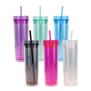 Wholesale Multiple Colors 500Ml Transparent Cold Water <b>Cup</b> for Party - Product Image 3