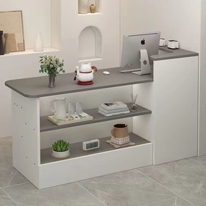 Cashier Counter Simple Modern Small Clothing Store Convenience Store Desk Front Desk Reception Desk - Product Image 2