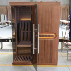 Cabina de sauna de vapor portátil para 1-2 personas, control digital de madera maciza, tamaño completo, moderna, gran oferta, para uso doméstico, novedad - Product Image 5